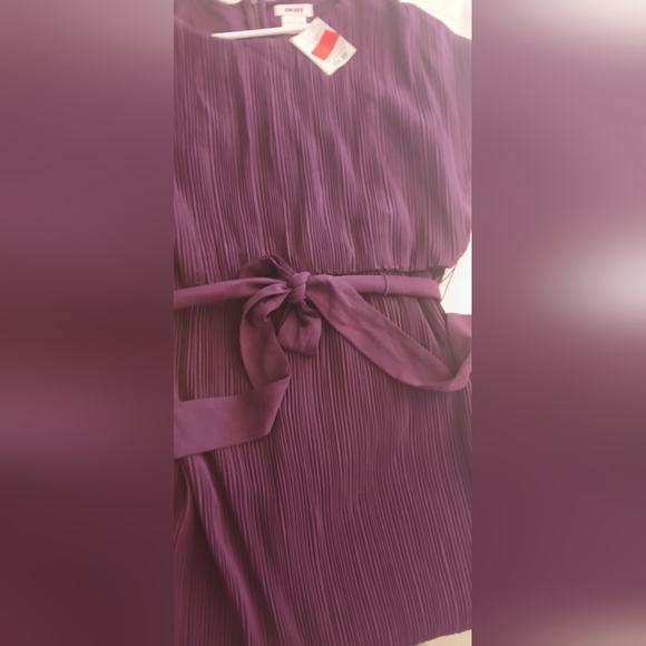 DKNY Deep Purple Midi Dress - Picture 3 of 4